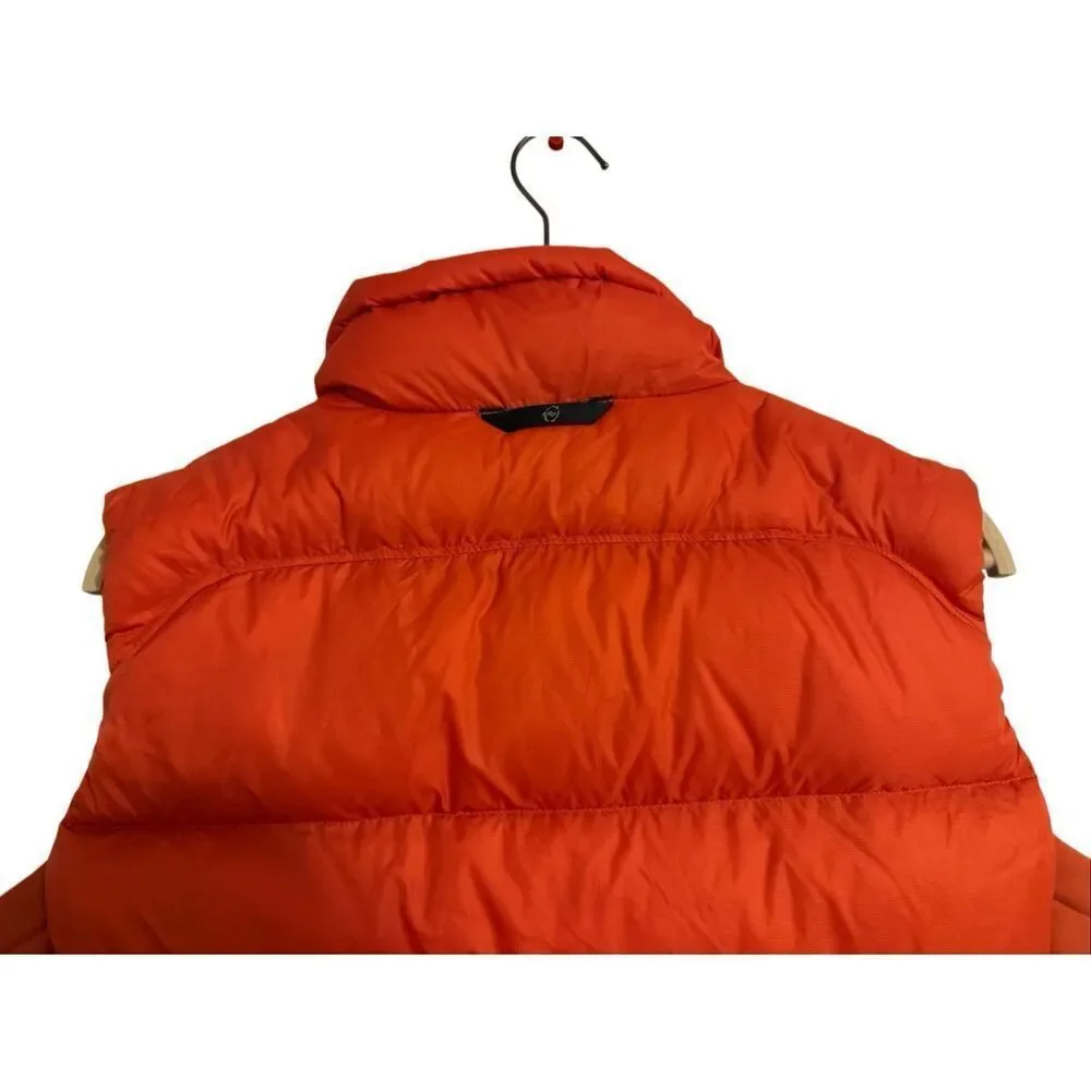 Columbia Titanium Tech Down & Feather Puffer Full Zip Orange Vest Medium